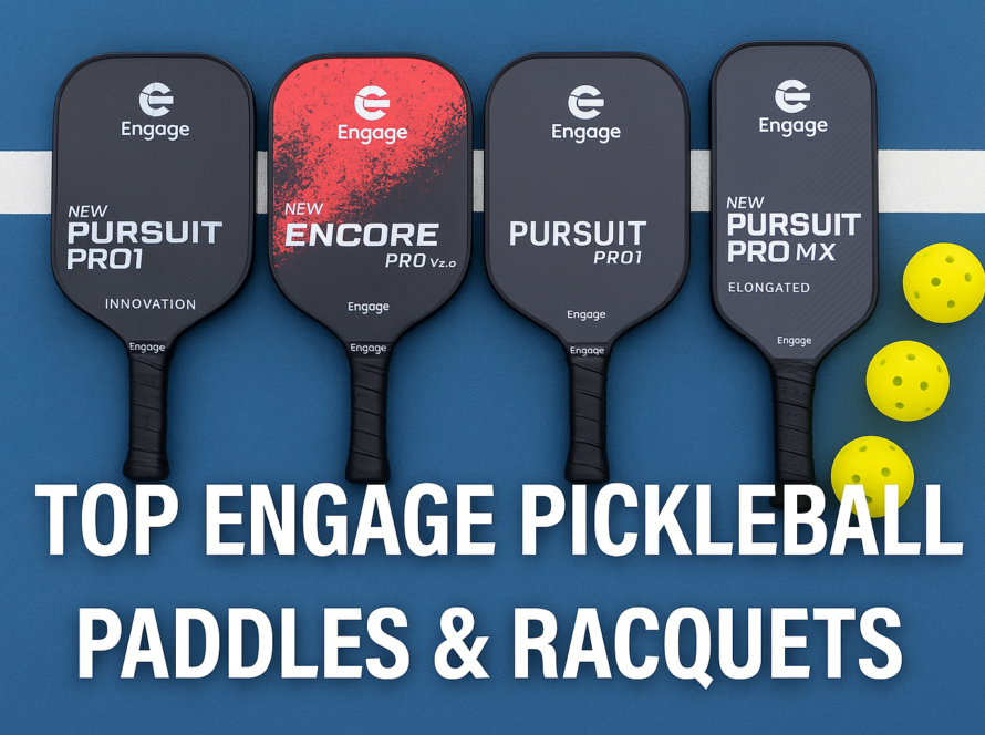 Engage pickleball paddles and racquet top pickleball paddles on court